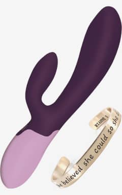 All Rs - Essentials - Xena Rabbit Vibrator Deep Purple