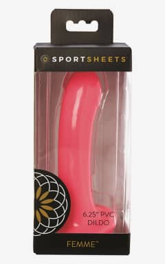 Dildo with Suction Sportsheets Strap On - "femme" Rubber Dildo - Hot 