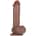 Evolved Flexskin Poseable Dildo 19,5cm Mocha