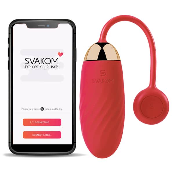 Svakom - Ella Vibrating Egg Red