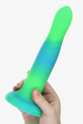 Dildo with Suction Addiction Rave Dong Blue&Green