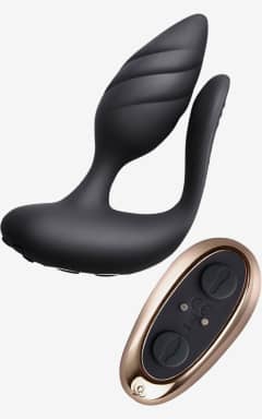 Butt Plugs Rocks Off Cocktail Dual Motored Couples Toy Black