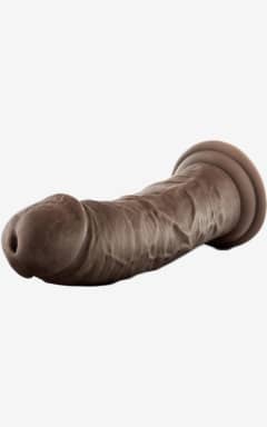 Dildo with Suction Dr. Skin Silicone Dr. Shepherd 20cm Chocolate