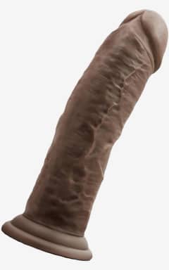 Dildo with Suction Dr. Skin Silicone Dr. Shepherd 20cm Chocolate