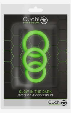 All 3 pcs Cock Ring Set Glow in the Dark