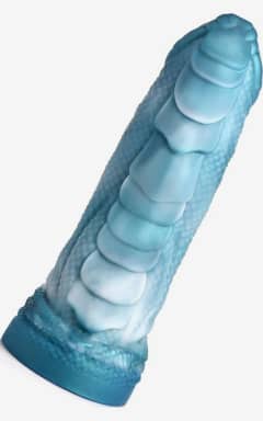 All Sea Serpent Blue Scaly Silicone Monster Dildo