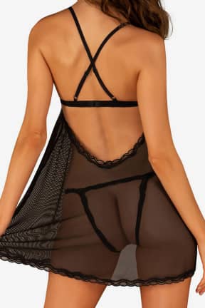 Lingerie Obsessive Sedila Babydoll Black