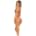 Walk Away Crotchless Teddy Burgundy S/M