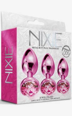 Butt Plugs Nixie Metal Butt Plug Pink Metallic