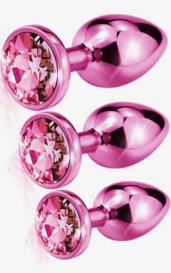 Butt Plugs Nixie Metal Butt Plug Pink Metallic