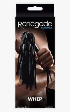 BDSM Renegade Bondage Whip Black