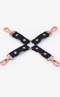  Handcuffs and binding Bondage Couture Hog Tie Black