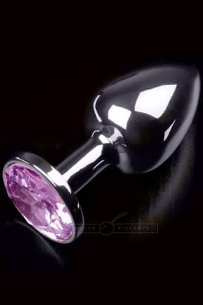 Butt Plugs Jewellery Small Silver Purple