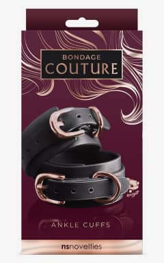 Bondage Bondage Couture Ankle Cuffs Black