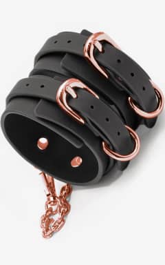  Handcuffs and binding Bondage Couture Ankle Cuffs Black