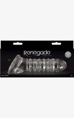 Penis Extensions Renegade Ribbed Extension Clear