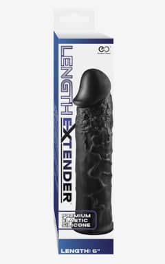Penis Extensions Length Extender Sleeve 6inch Black