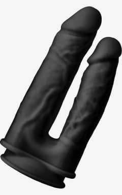 All Real Love Dual Density Double Penetrator Black