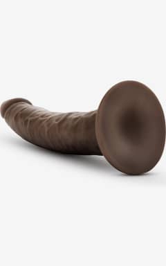 Anal Dildos Dr. Skin 7inch Cock Suction Cup Chocolate