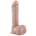 Dr. Skin 8inch Posable Dildo With Balls Vanilla