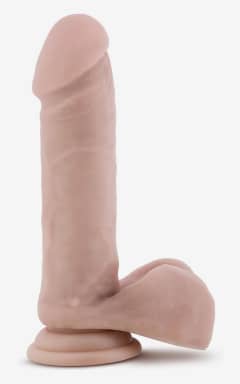 All Dr. Skin 8inch Posable Dildo With Balls Vanilla