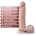 Dr. Skin 9inch Thick Posable Dildo W. Balls Vanill