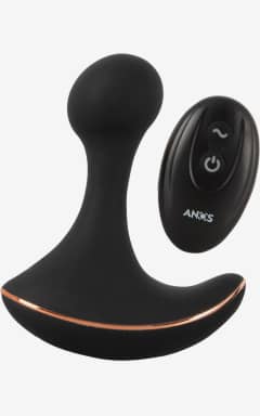 Prostate Massagers RC Prostate Massager With Vibration Black