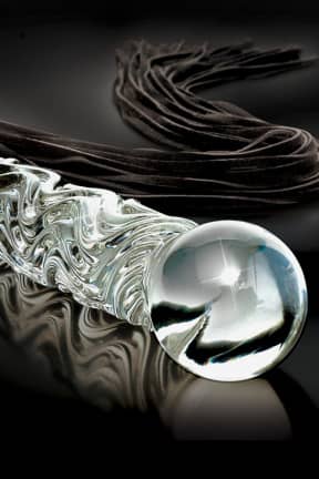 All Icicles Glass Dildo & Whip No 38