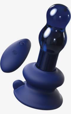 All Icicles Glass Vibrator No 83 Blue With Remote