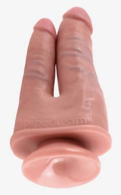 Anal Dildos King Cock Double Penetrator Light 8.75in
