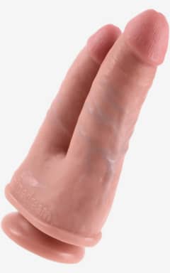 Anal Dildos King Cock Double Penetrator Light 8.75in
