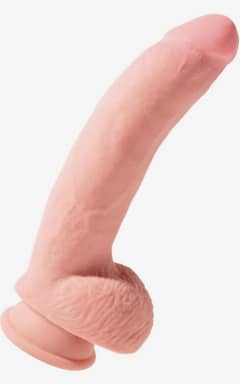 Dildos King Cock Triple Density Cock with Balls 10 Inch