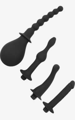 Bath & Body Douche With 4 Attachments Black