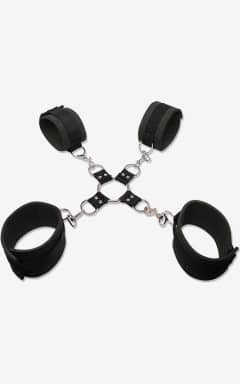 All Fetish Fantasy Extreme Hog Tie Kit Black