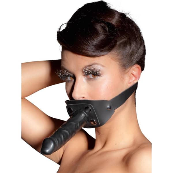 Leather Gag Black