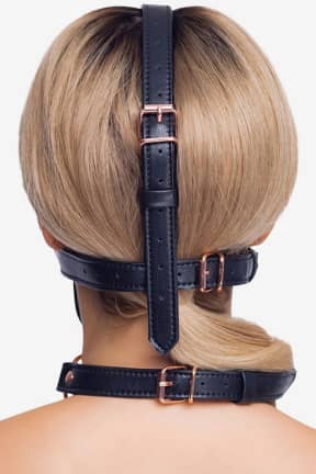 BDSM Head Harness With A Gag