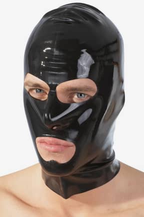 All Latex Mask Black