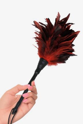 Whips & paddles Fetish Fantasy Frisky Feather Duster Red