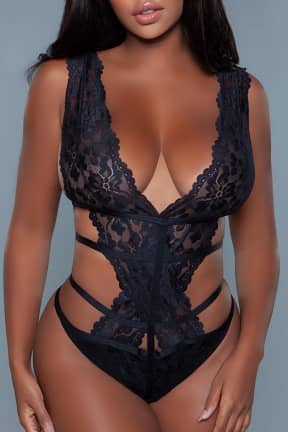 Lingerie BeWicked Tatum Bodysuit Black - Sexy Body