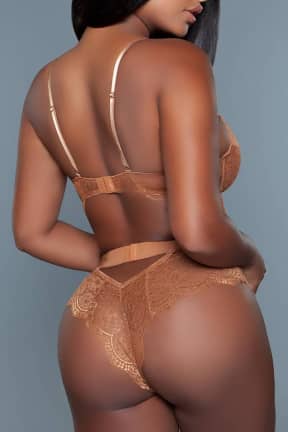 Lingerie BeWicked Bettany Bodysuit Caramel