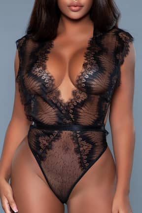 All BeWicked Isabella Bodysuit Black
