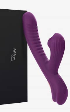 Bästsäljare för henne Tracy's Dog Beta Rabbit Vibrator 3 in 1 Purple