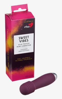All RFSU Sweet Vibes Silk Touch Mini Vibrator Purple