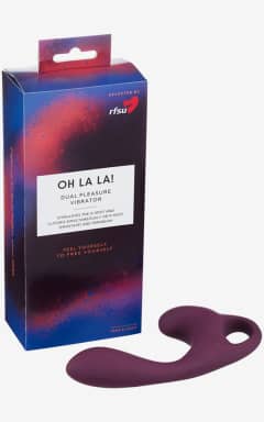 All RFSU Oh la la Dual Pleasure Vibrator Purple