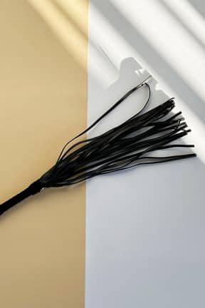 BDSM Leather Flogger Black
