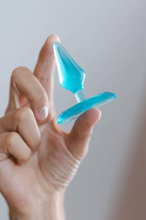 Anal Sex toys Buttplug Blue