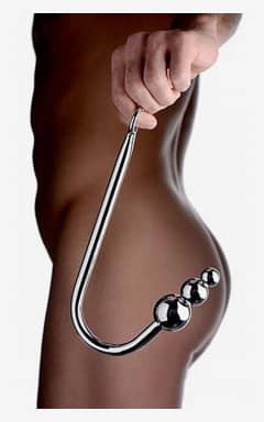 Analt Steel Anal Hook with Beads