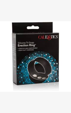 Cock Rings Silicone Tri-Snap Erection Ring