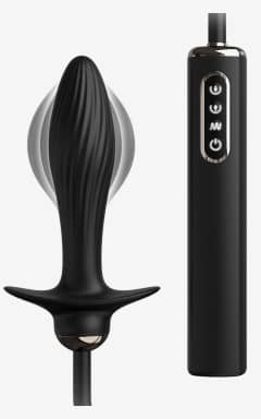 Prostate massagers Auto Throb Inflatable Plug Black