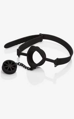 All Scandal Silicone Stopper Gag Black